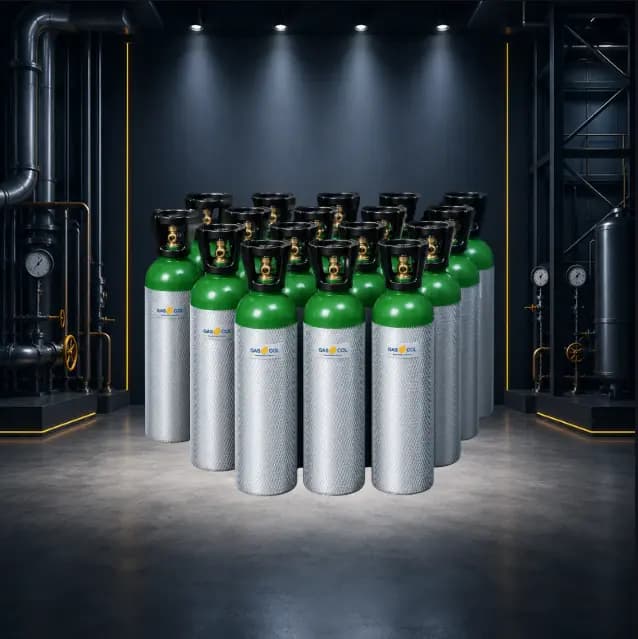 Cilindros de dióxido de carbono CO₂ GASUNCOL
