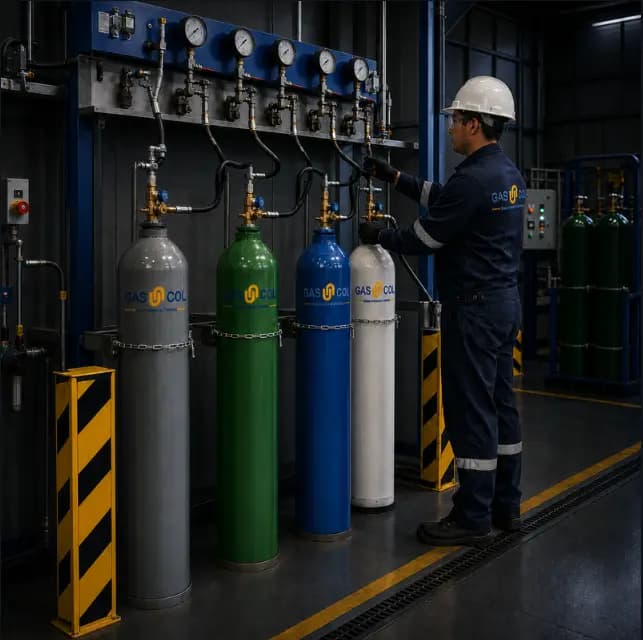 Recarga y llenado de cilindros GASUNCOL